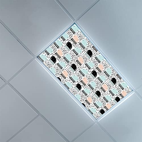 Prekrivači za fluorescentno svjetlo za plafonske Difuzorske ploče-uzorak hobotnice-poklopci za fluorescentno