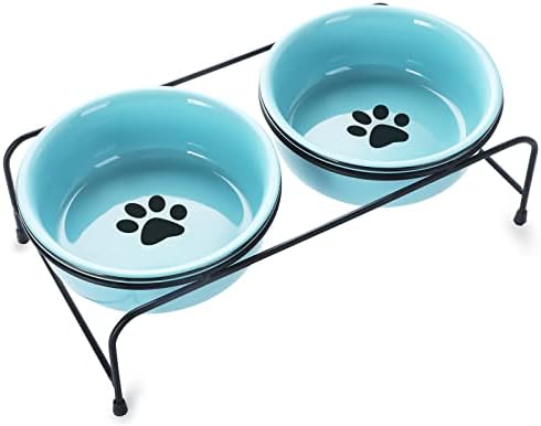 Porcelan GDCZ porculane za podizanje mačaka ili male pse sa povećanim metalnim postoljem i neklizajućem