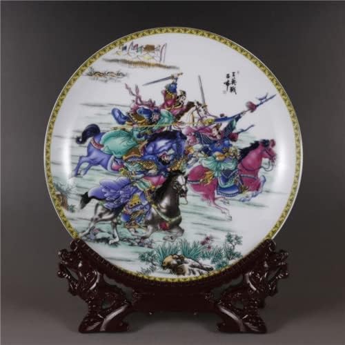 25cm qing dinastija qianlong godina ravna ploča porculansko ploče kineski ukras