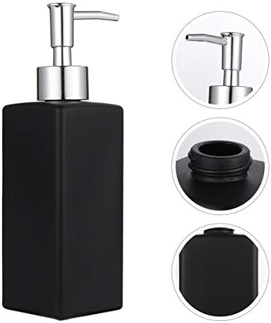 Cabilock Clear Container prazne boce pumpe 350ml Glitter losion sa pumpom sa pumpom Plastični šampon boca