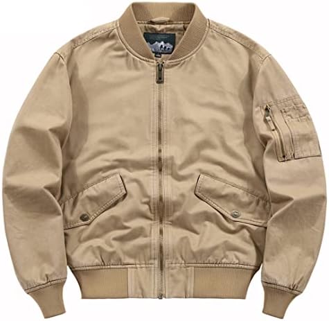 Muške vojne bombe Baseball Jackets Srednja odjeća Jesen Zimska pilot traper jakna Parkas Kaputi