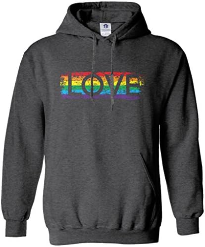 Threadrock Ženska gay Pride Rainbow Love Dukserice duhovi