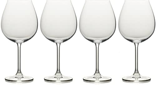 Mikasa Julie čaša za crno vino, 25 unci, Set od 4 komada