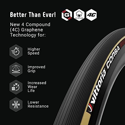 Vittoria Corsa Graphene 2.0 - gume za trkačke bicikle - sklopive gume za bicikle za takmičenje