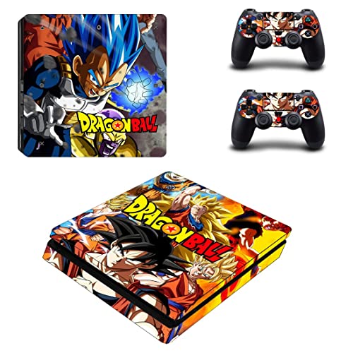 Anime Drago i VIP baloni Son Goku, Vegeta, Super Saiyan PS4 ili PS5 naljepnica za PlayStation 4 ili 5