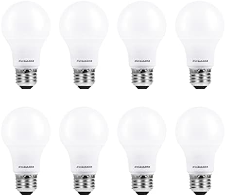 Sylvania LED TruWave prirodna sijalica serije, 60W ekvivalent, efikasan 8W A19, 800 lumena, Clear - 6 Count & Sylvania ECO LED sijalica, A19 60W ekvivalent, 750 lumena, meka Bijela-8 pakovanje