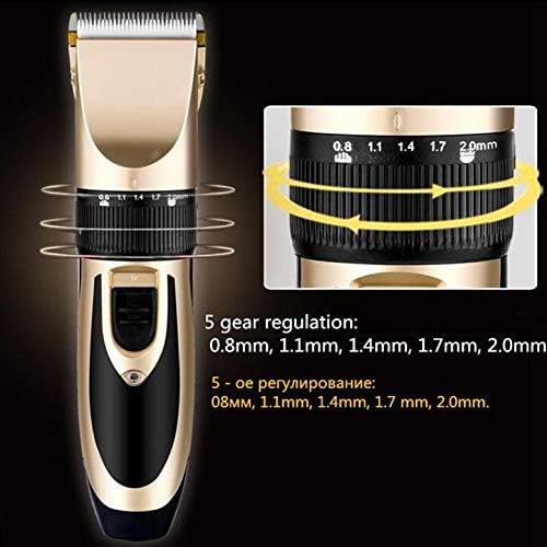 PDGJG Professional Barber električni aparat za šišanje punjivi trimer za kosu za muškarce Mašina za šišanje brade električni brijač