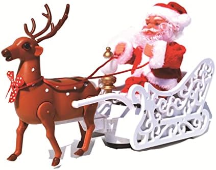Pifude božićni ukrasi Music Santa Claus Deer Košarica Dječje igračke Desktop Božićni Božićni ukrasi