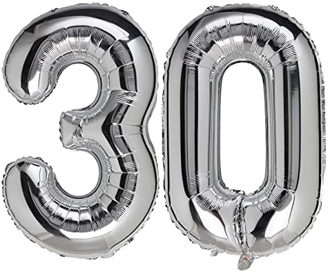 Srebrna folija 2023. godine baloni za više od 40 inča Veliki toloni za višekratnu upotrebu za brojevni baloni 2023
