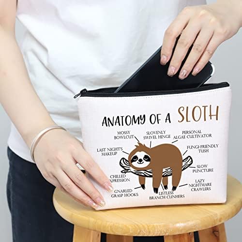 Sloth kozmetička torba za lover Ljubav poklon anatomija lonca šminke patentne torbe za torbu