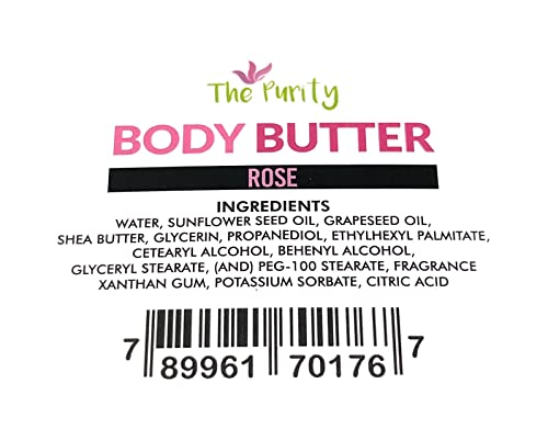 Purity Body Butter - Rose-8 oz