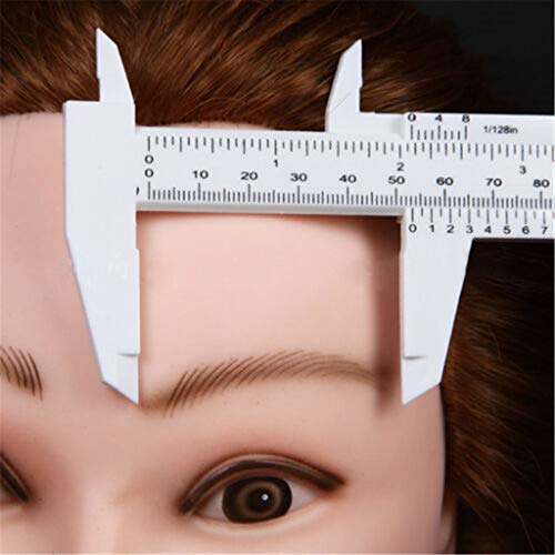 Silikonski Lube paketi obrva x obrva Microblading makeup Ruler Caliper 2 Alat za mjerenje
