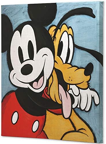 Brendovi otvorenih puteva Disney Mickey Mouse i pluto Galerija Umotani platneni zidni dekor