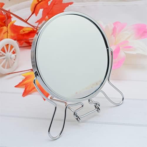 SDFGH okruglo ogledalo za šminkanje 360 stepeni rotirajuće bočno ogledalo okvir od nerđajućeg čelika (Boja