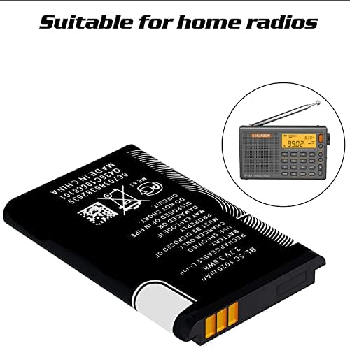 BL-5C 3.7V 1020mAh punjiva baterija pogodna za kućni radio sa trenutnom zaštitom 2 komada