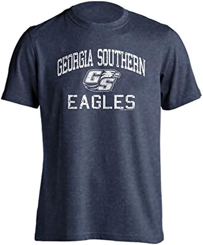 Georgia Southern Eagles Retro Uznemirena Kratak Rukav T-Shirt