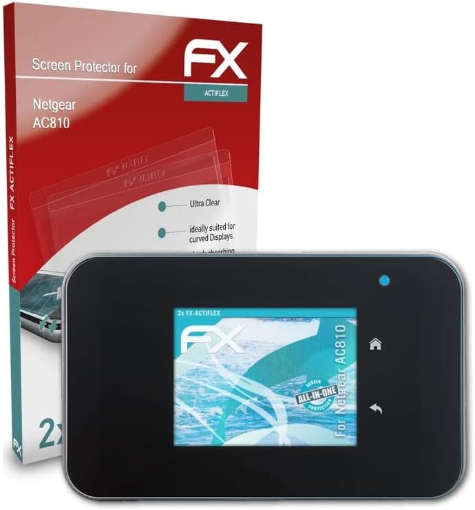 ATFOLIX zaštitnik ekrana Kompatibilan je s NetGear AC810 zaštitni film, ultra jasan i fleksibilan FX ekran