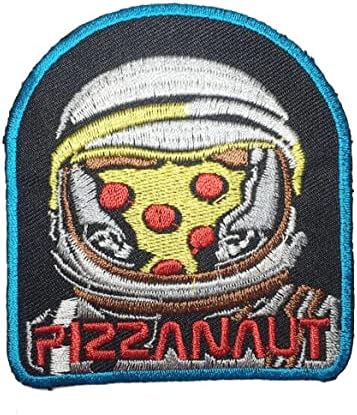 Kanin Space Man Pizzanaut Spaceman Patch izvezeni aplicirani željezo na šivanju grbeva