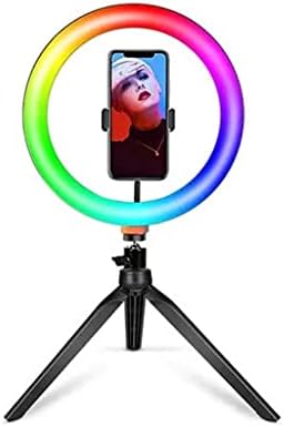 BHVXW 10-inčno RGB prstenasto svjetlo sa daljinskim LED fotografskim prstenastim svjetlom selfi
