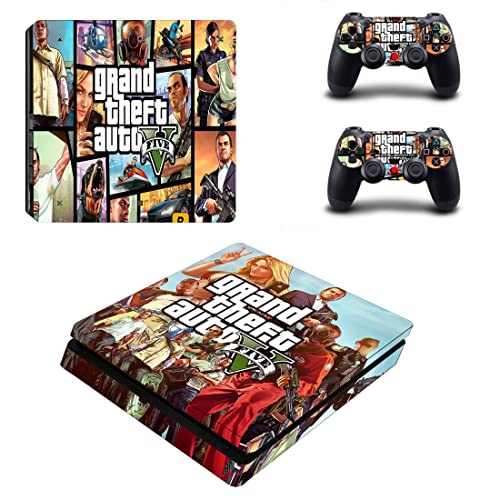 Za PS4 SLIM - Game Grand GTA krađe i Auto PS4 ili PS5 kože naljepnica za PlayStation 4 ili 5 konzole i kontroleri