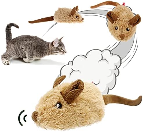 Suhaco mačke igračke interektiraju automatsko kretanje mišem zvuk škljocavajući mačke igračke za gušenje električne mače igračke, tri psa i mačke leopard miševe igračke za dosadu za dosadu