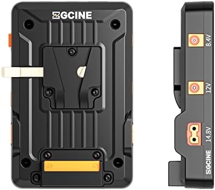 ZGCINE VP-1 VM-VP1 Kit1 V-montiraj baterijsku ploču, Split za napajanje W / Standard V-brava za BMPCC 4K / 6K, Crvena, Canon DSLR kamere, kamere