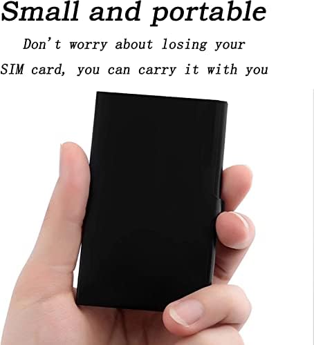 Aluminijska futrola SIM kartice, 12 utora ultra tankih držača nano SIM kartice sa iglom za izbacivanje
