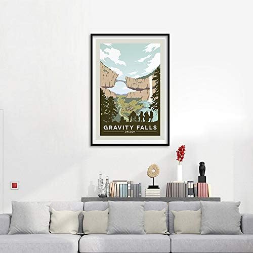 Hchana Gravity Falls National Park Print Vintage Art Painting Travels Cities Retro Posteri