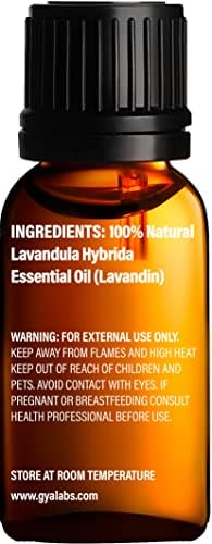 Lavandin ulje i bergamot ulje - Gya Labs Relief Streef Set za opušteno reljefno umijenjeno i glavobolj