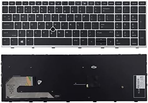 SUNMALL zamjena tastatura kompatibilan sa HP EliteBook 755 G5 850 G5 855 G5 750 G6 850 g6.Zbook 15u G5 Zbook