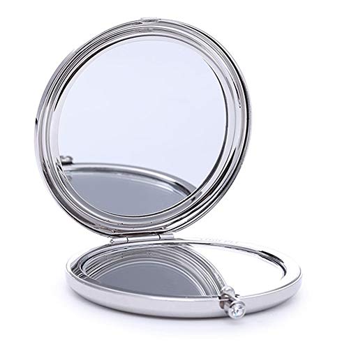 Raxinbang cosmetic mirro prijenosno ogledalo za šminkanje sklopivo prijenosno dvostrano jasno kristalno