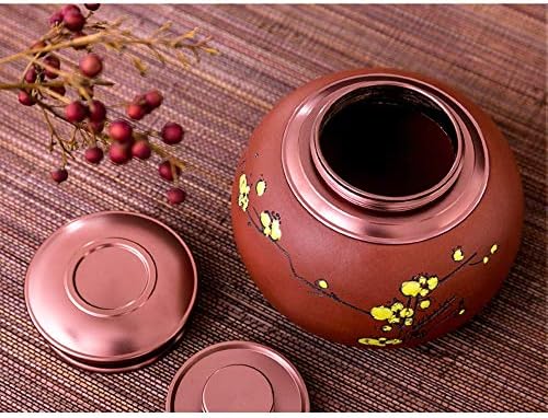 Rahyma Weiping - kineska ljubičasta glina / Zisha keramička kremacija urne za ljudski pepeo ili