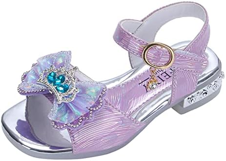 Beziun dječje cipele modni debeli đonovi sa dijamantskim leptir sandalama ljetne otvorene studentske