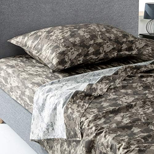 Eikei kamuflažna posteljina postavljena pamuk vojno spavaća soba inspirirana vojska minimalistička kampanja Camoa Green Khaki maslina