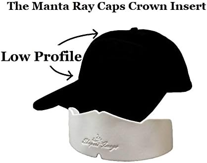 3Pk. Manta Ray bejzbol kapa Crown Inserts Shapers za kape niskog profila