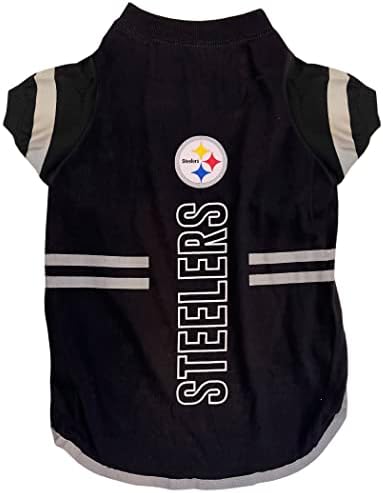 Pets First NFL Pittsburgh Steelers Dog T-Shirt, Football Dogs & amp; Cats Shirt-Durable Sports pet
