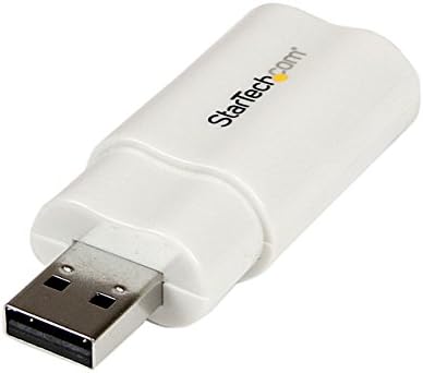 StarTech.com USB u Stereo audio Adapter konverter ICUSBAUDIO, bijeli, jedne veličine