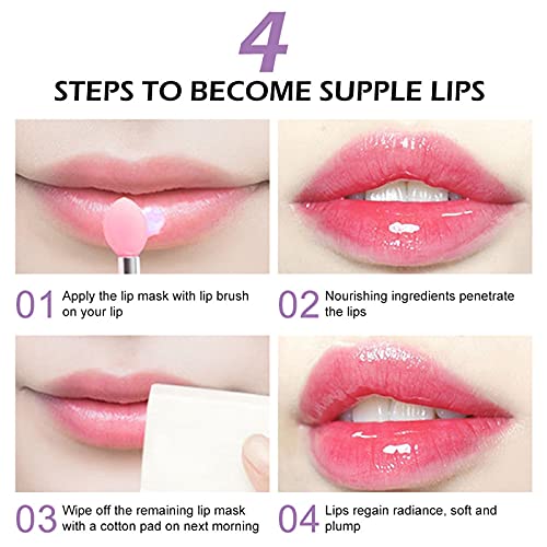 Sjajne usne Plumper Lip Lip Mask ruž za usne Dual-effect Moisturizing Fade lavanda Sleep Repair ruž za
