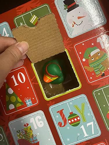Božić Advent Kalendar 2022 sa Božić gumene patke za djecu & amp; mališani, 24 dana Božić odbrojavanje kalendar