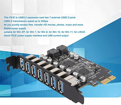 7 ports PCIe do USB 3.2.