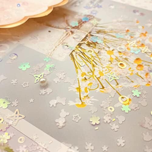 2000 komada Mix zabava Glitter PVC tablice Confetti - biseri, leptiri, zvijezde, zec glave, pentagrami,