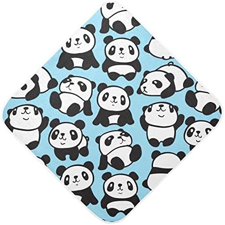 VVFelixl baby ručnik sa kapuljačom Panda medvjeda upijaju ručnike za bebe pamučni mekani ručnik za kupanje