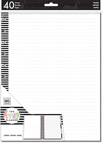 Ja i moje velike ideje Note listovi za papir - Srednji planer opreme - 40 listova unaprijed probušenog papira