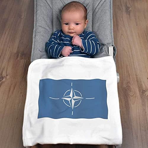 Azeeda 'mahanje zastavom NATO-a Pamučna beba / šal