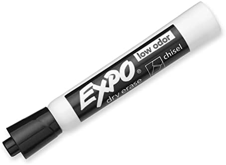 Expo nisko miris Organistri za brisanje, vrhovi dlijeta, raznoseće boje i EXPO 80661 Oznake za sušenje niskog