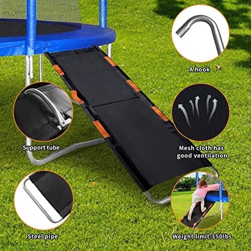 Gardener trampolin klizač i penjač - sigurnosne ljestvice sa ručkama za mališane i djecu