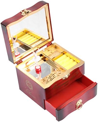 WAKAuto ukras kontejner Music nakit kutije za skladištenje glazbeni nakit kutija Dancing Girl Music