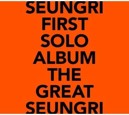 Bigbang Seungri - [The Great Seungri] 1st Solo album Orange CD + Photobook + Lyrics + Razglednica + Selfie