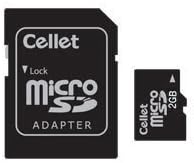 Cellet 2GB MicroSD za LG Vortex Smartphone prilagođene flash memorije, high-speed prijenos, plug