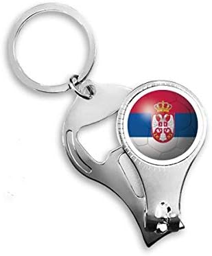 Srbija Nacionalna zastava nogometni nogometni nogometni nogferni prsten za ključeve ključeve